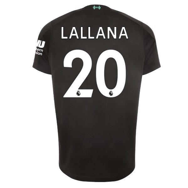 Maillot Football Liverpool NO.20 Lallana Third 2019-20 Noir
